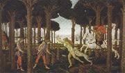 Sandro Botticelli Novella di Nastagio degli onesti (mk36) oil painting on canvas